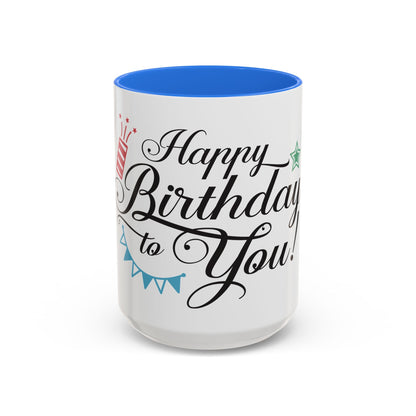 Happy Birthday To You Colorful Mugs