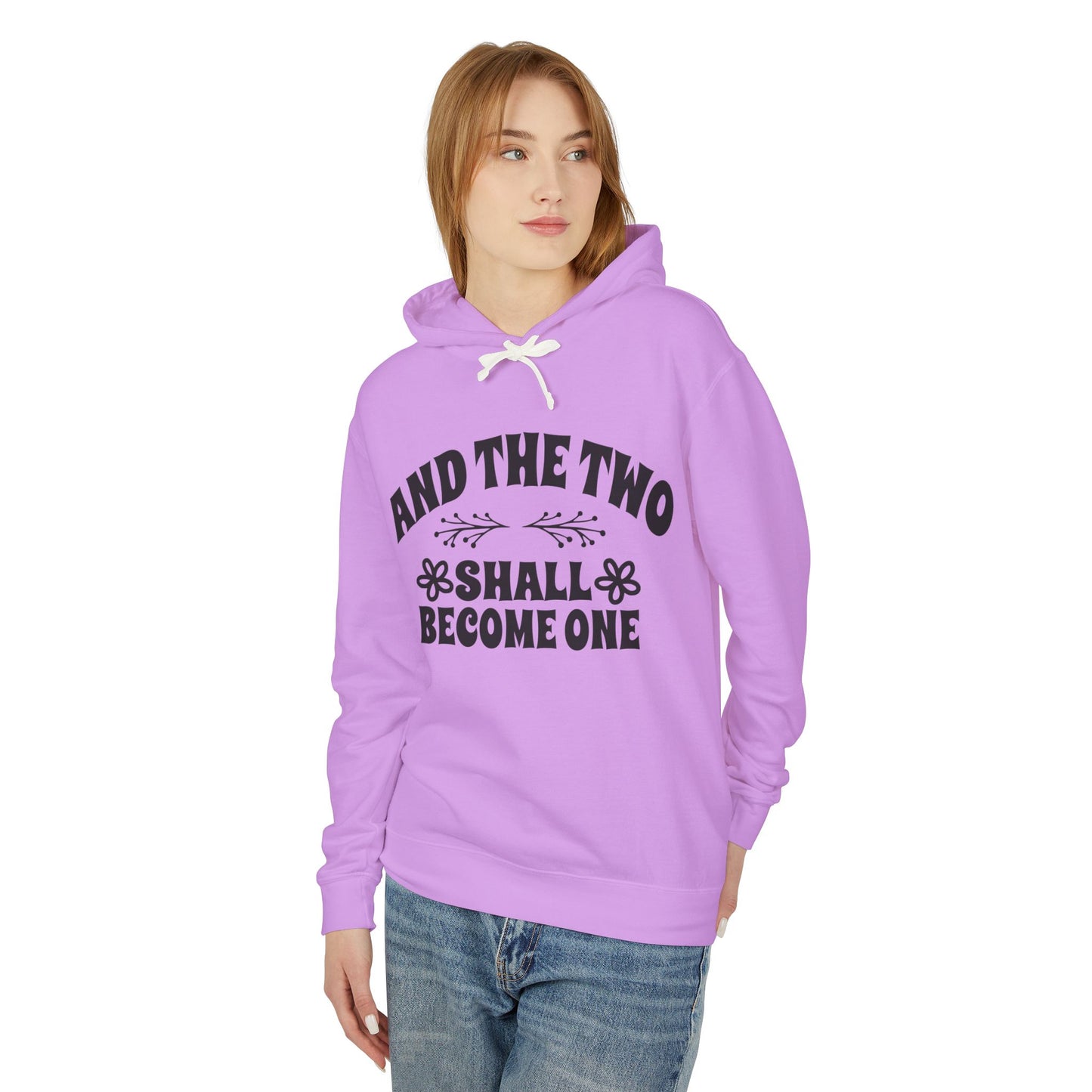 And The Two Shall Become One Unisex Hooded Sweatshirt