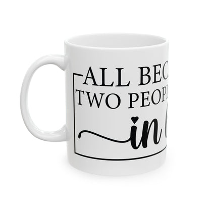 Ceramic Mug - Couple wedding gift