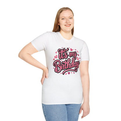 It's My Birthday Softstyle Girls T-Shirt