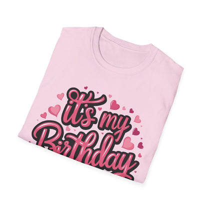 It's My Birthday Softstyle Girls T-Shirt