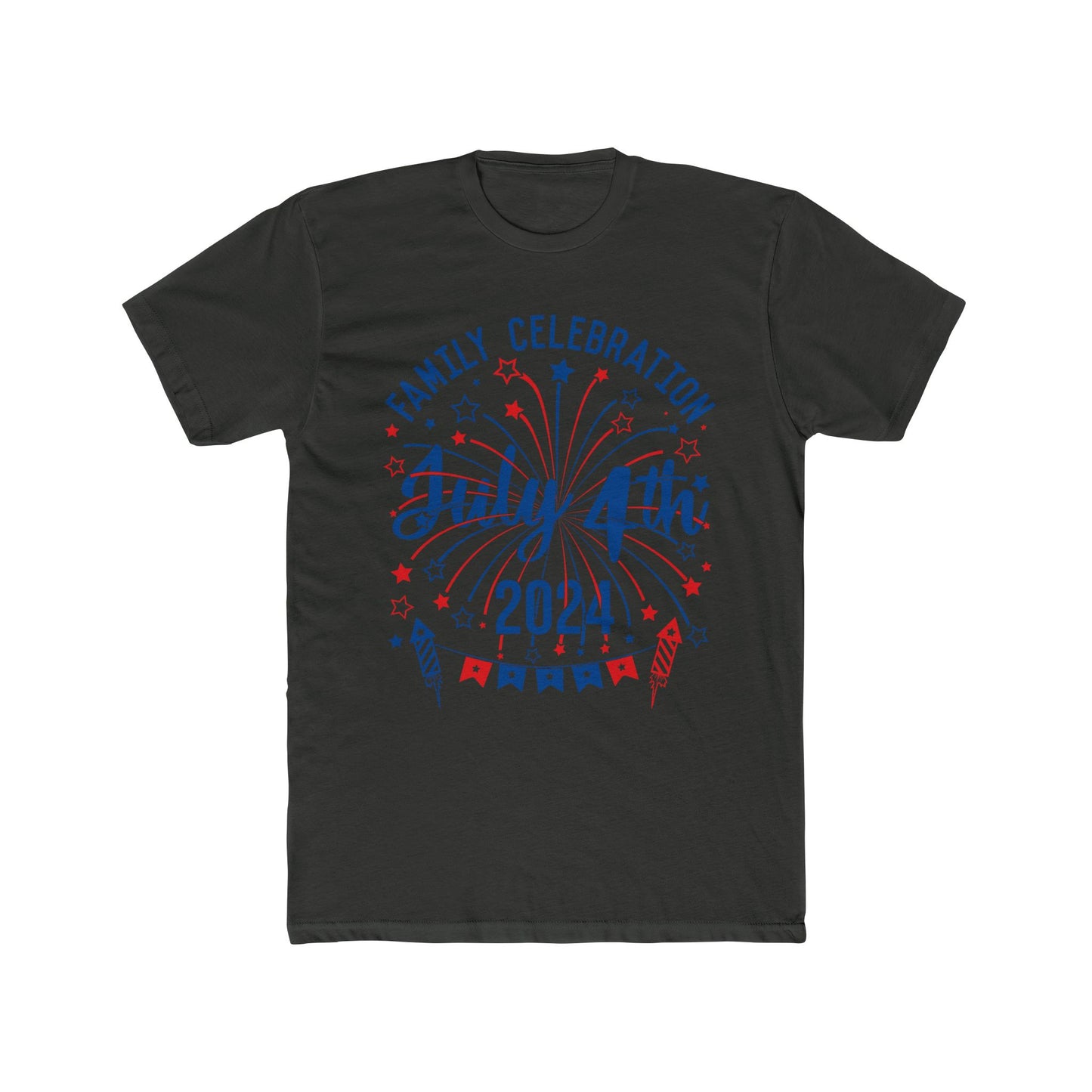 4th of July, 2024 4th Of july Men's Cotton Crew Tee, independence Day!