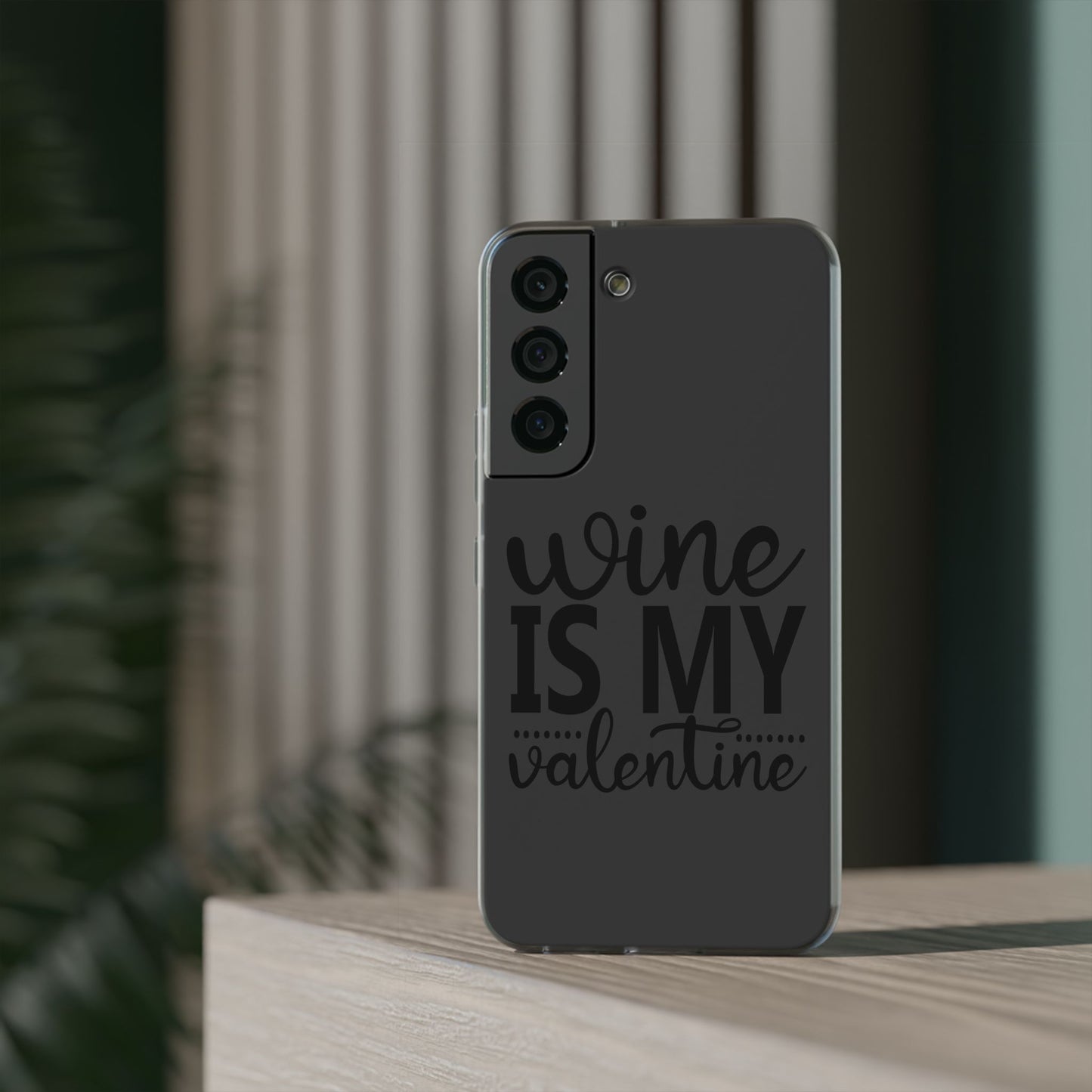 Wine is My Valentine Flexi Cases