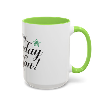 Happy Birthday To You Colorful Mugs