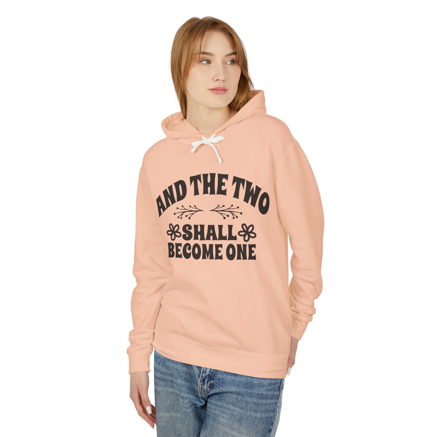 And The Two Shall Become One Unisex Hooded Sweatshirt