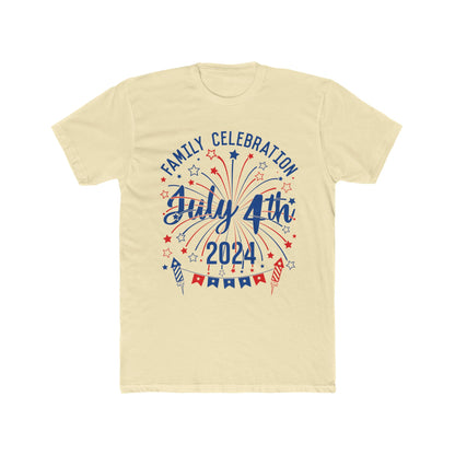 4th of July, 2024 4th Of july Men's Cotton Crew Tee, independence Day!