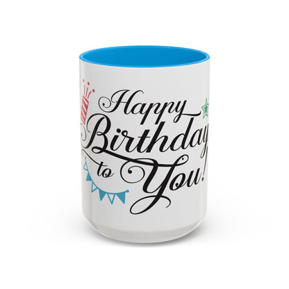 Happy Birthday To You Colorful Mugs