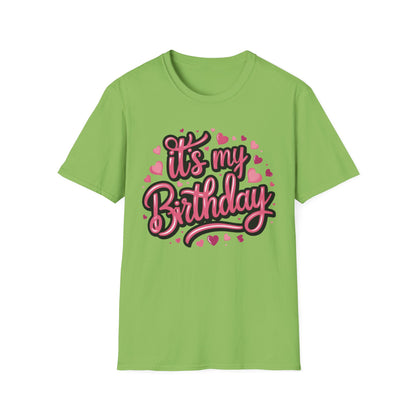 It's My Birthday Softstyle Girls T-Shirt