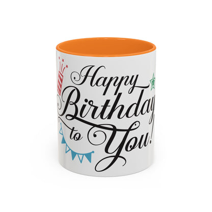 Happy Birthday To You Colorful Mugs