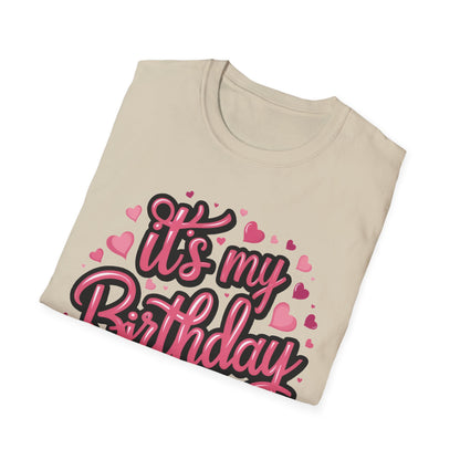 It's My Birthday Softstyle Girls T-Shirt