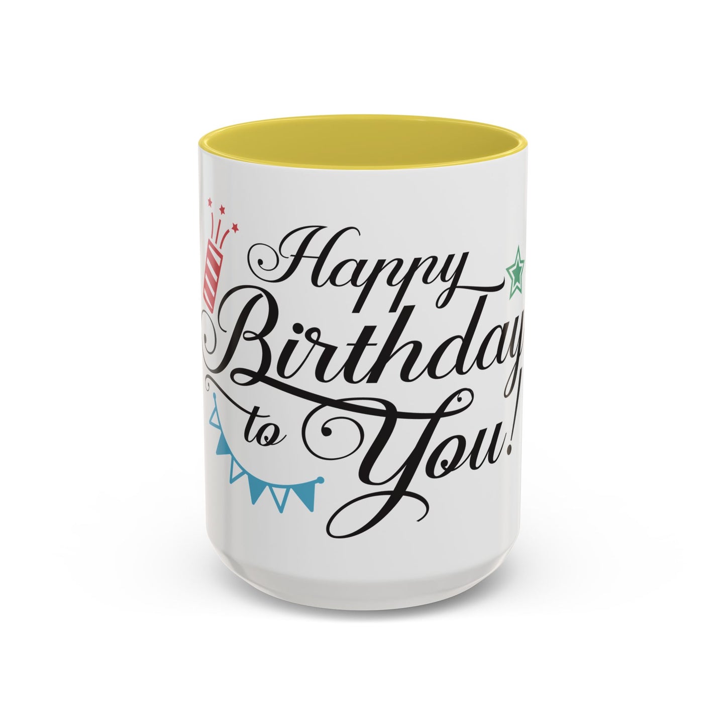 Happy Birthday To You Colorful Mugs