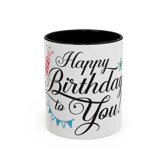 Happy Birthday To You Colorful Mugs