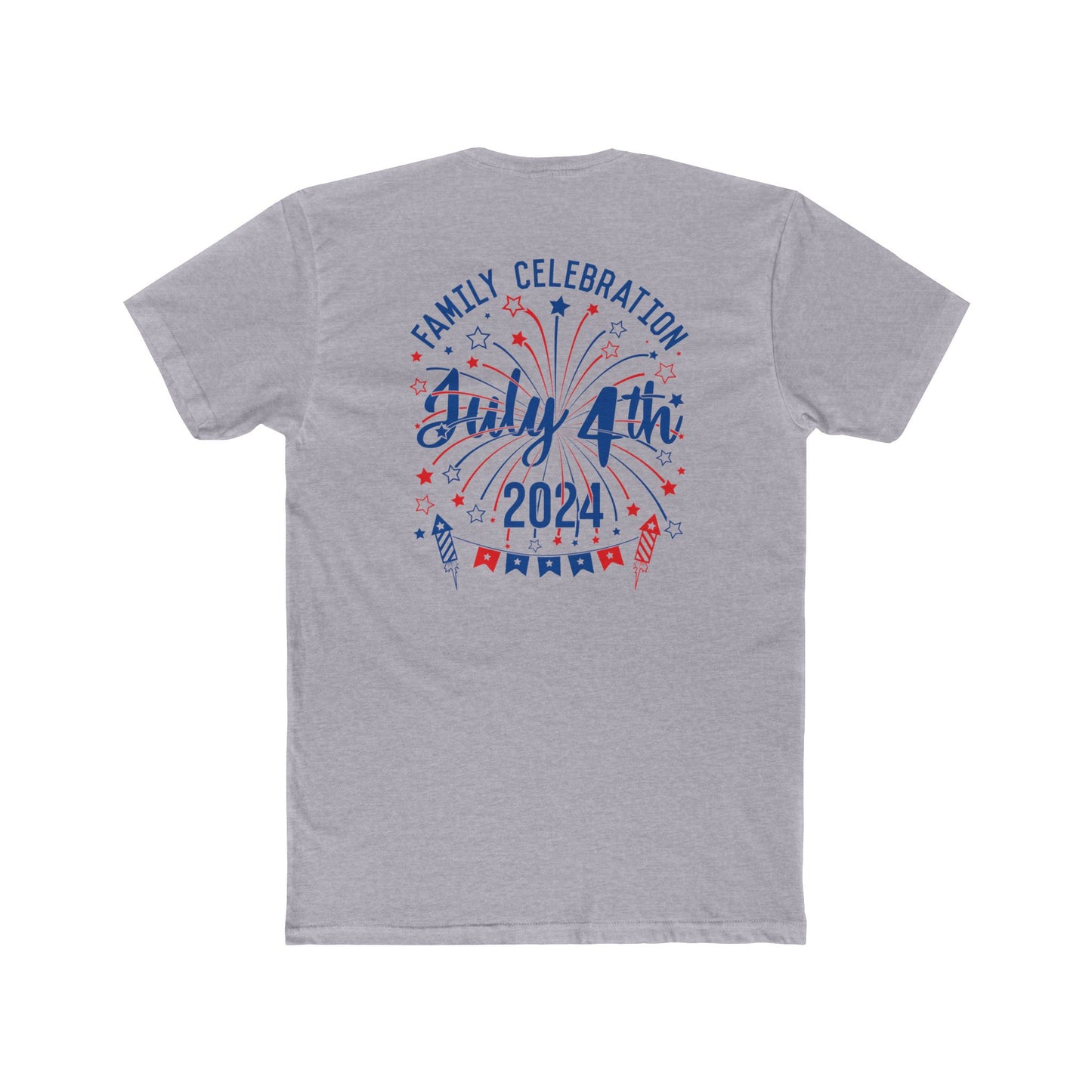 4th of July, 2024 4th Of july Men's Cotton Crew Tee, independence Day!