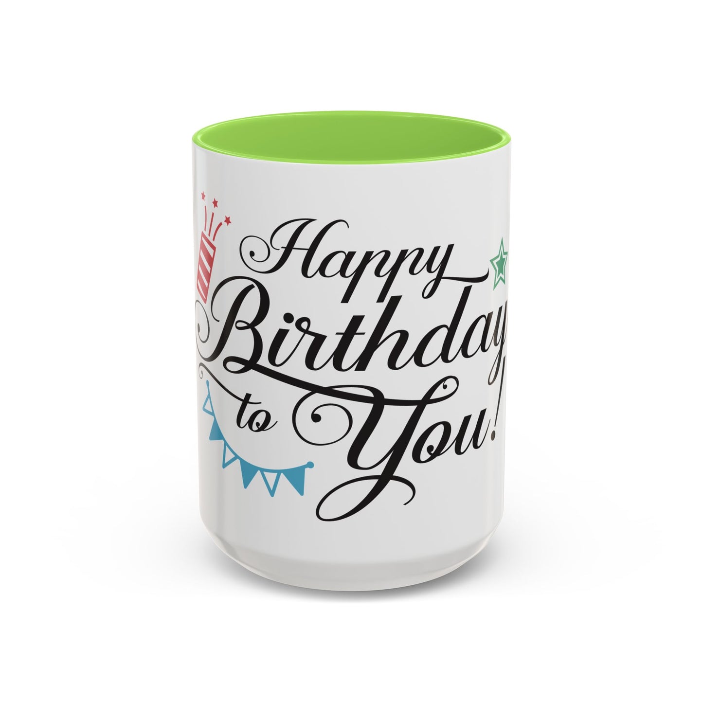 Happy Birthday To You Colorful Mugs