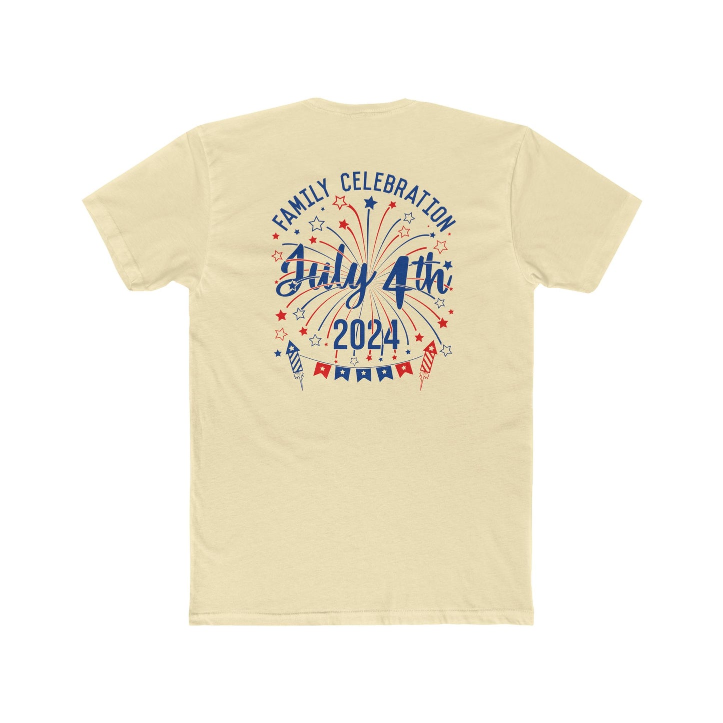 4th of July, 2024 4th Of july Men's Cotton Crew Tee, independence Day!