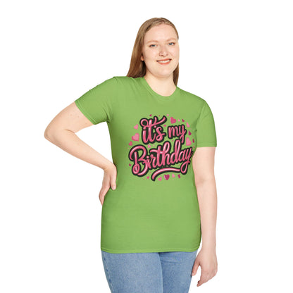 It's My Birthday Softstyle Girls T-Shirt