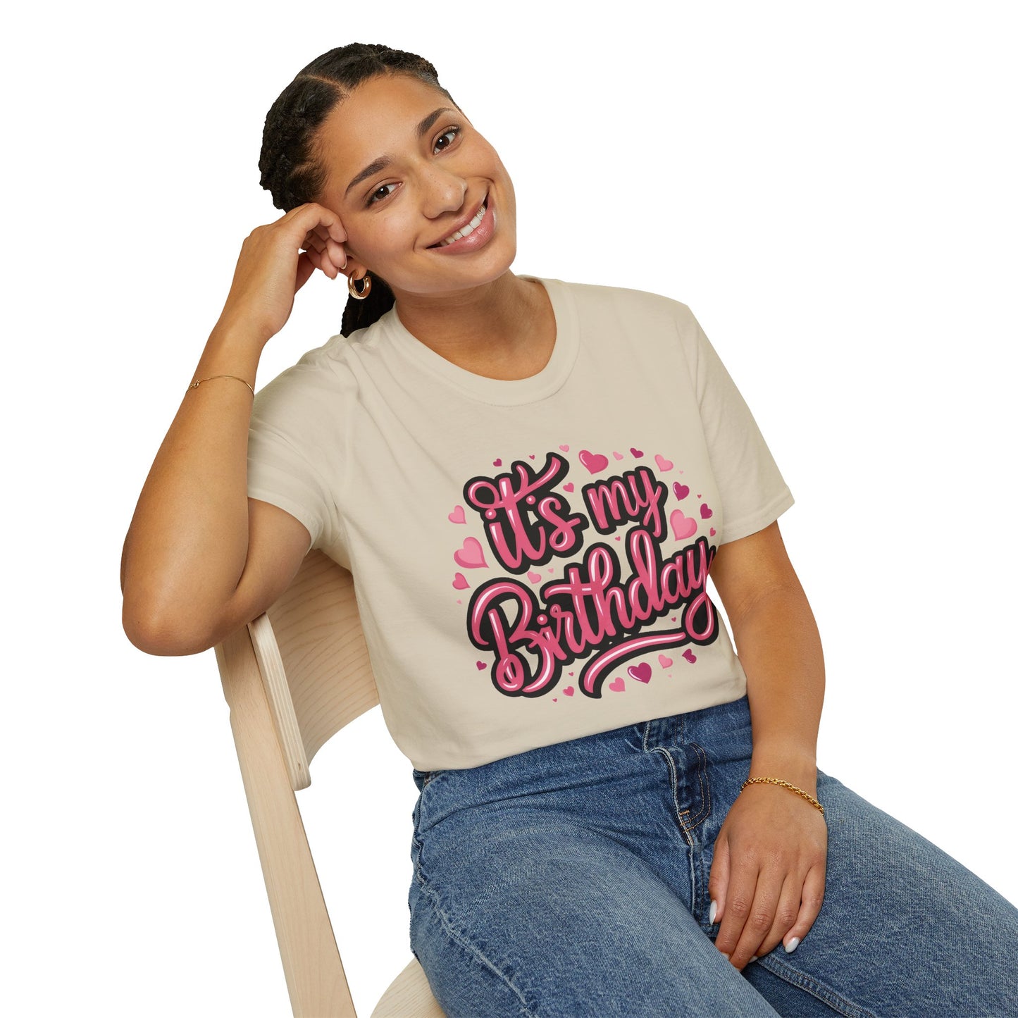 It's My Birthday Softstyle Girls T-Shirt