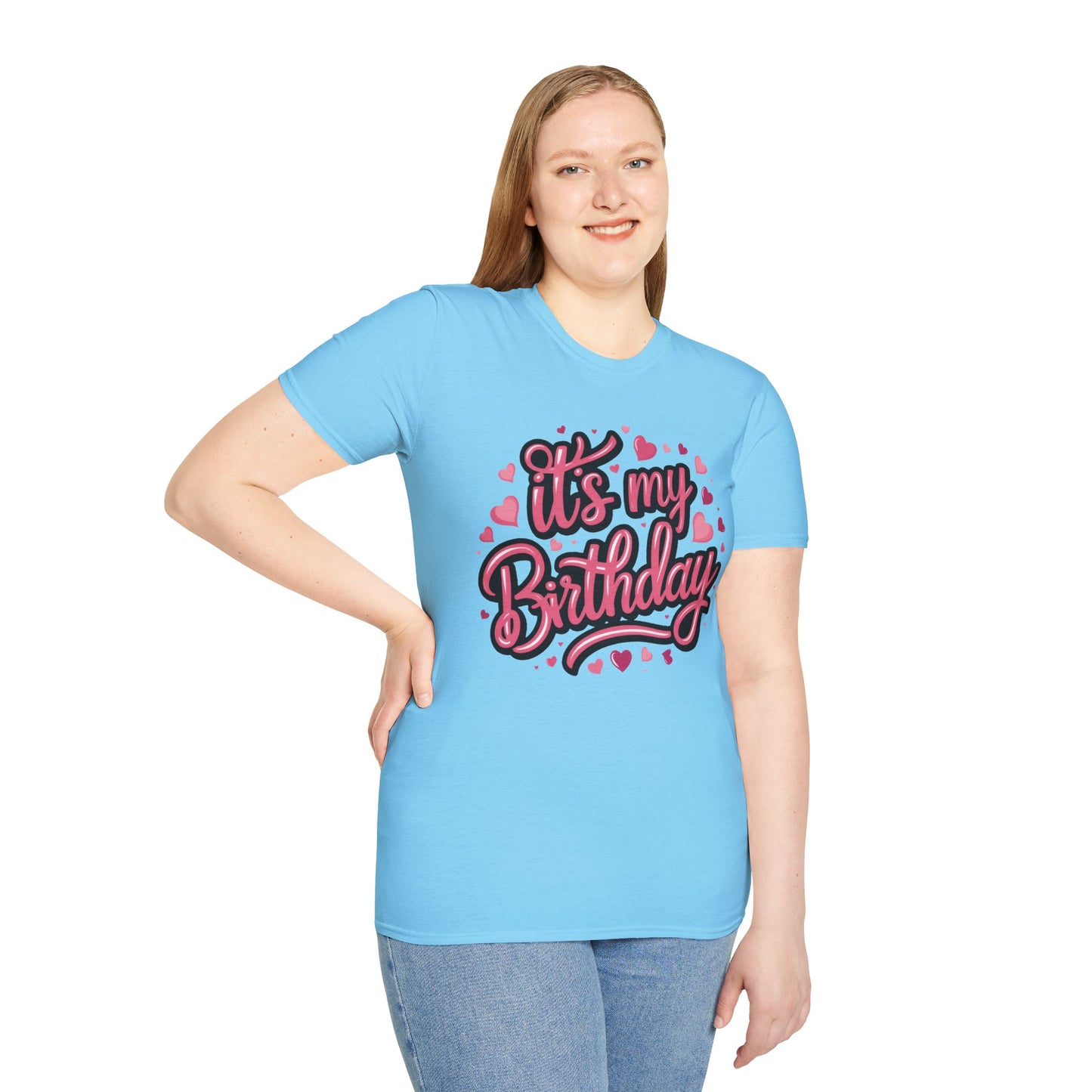 It's My Birthday Softstyle Girls T-Shirt