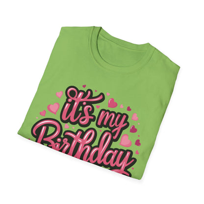 It's My Birthday Softstyle Girls T-Shirt