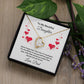 To My Beutiful Daugghter Necklase